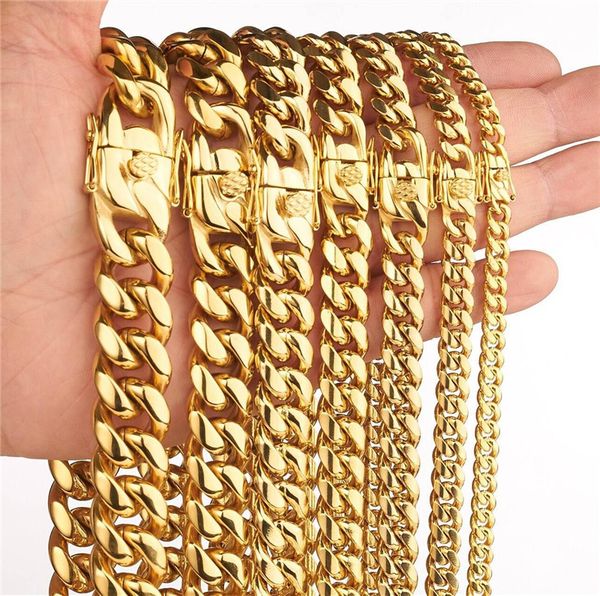 18/20/22/24/26inch stainless steel yellow gold plated cuban chain necklace for men women punk jewelry, Silver
18/20/22/24/26inch stainless steel yellow gold plated cuban chain necklace for men women punk jewelry, Silver
