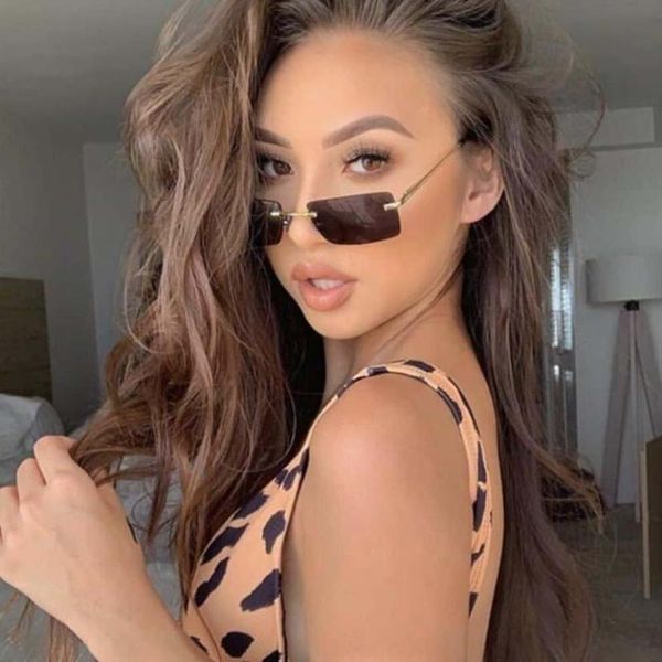 new small square sunglasses women rimless sun glasses flash uv400 lens shades for ladies outdoor eyewear, White;black
new small square sunglasses women rimless sun glasses flash uv400 lens shades for ladies outdoor eyewear, White;black