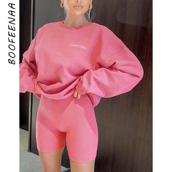 boofeenaa two piece set women embroidery hoodie sweatshirt biker shorts ladies tracksuit matching sets lounge wear c66-de41 201007, White
boofeenaa two piece set women embroidery hoodie sweatshirt biker shorts ladies tracksuit matching sets lounge wear c66-de41 201007, White