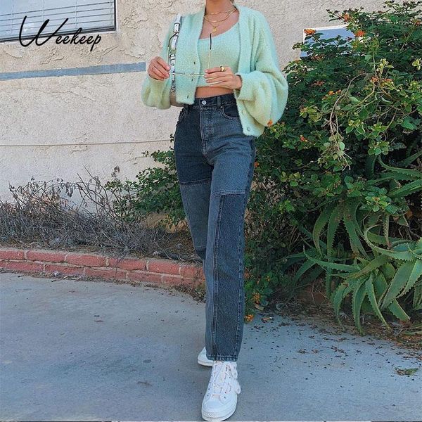 weekeep patchwork streetwear colorful denim trousers vintage cargo pants women korean straight jeans harajuku female capris long1, Blue
weekeep patchwork streetwear colorful denim trousers vintage cargo pants women korean straight jeans harajuku female capris long1, Blue