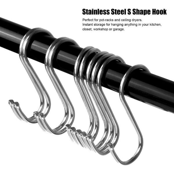 hooks & rails s shape kitchen railing hanger hook clasp 10pcs stainless steel practical holder for hanging clothes handbag hook1
hooks & rails s shape kitchen railing hanger hook clasp 10pcs stainless steel practical holder for hanging clothes handbag hook1