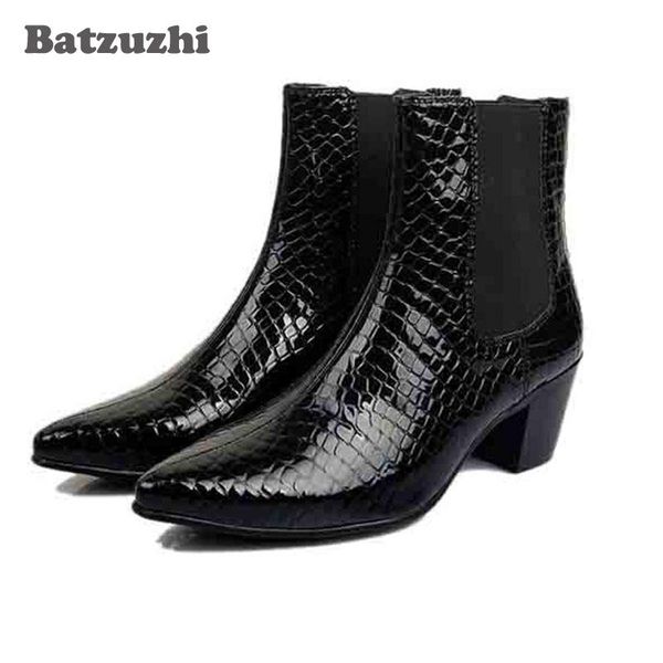 ntparker 7cm height leather men boots high short boots black business ankle dress men winter luxury designer's shoes
ntparker 7cm height leather men boots high short boots black business ankle dress men winter luxury designer's shoes
