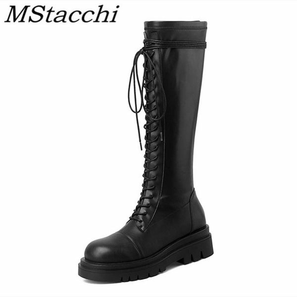 mstacchi 2020 new designer round toe fashion women long boots lace-up thick bottom retro ladies shoes bottines pour les femmes, Black
mstacchi 2020 new designer round toe fashion women long boots lace-up thick bottom retro ladies shoes bottines pour les femmes, Black