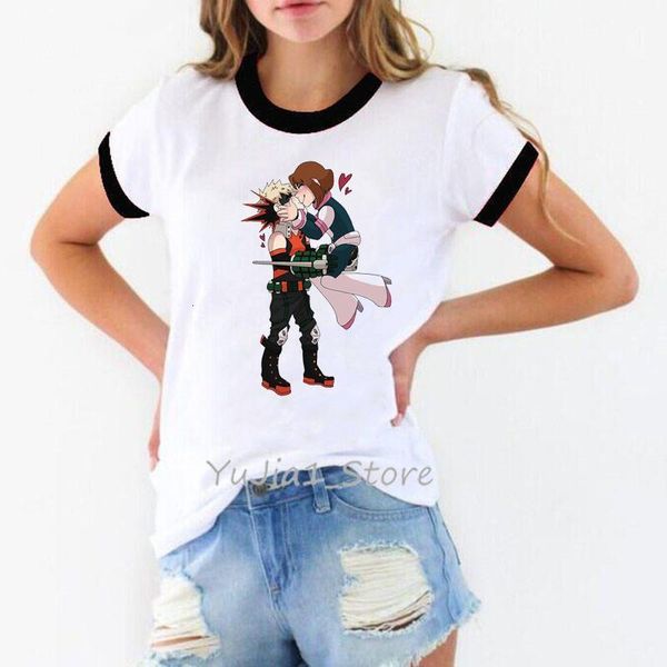 kacchako kiss t shirt women's clothing my hero academia bakugou boku no hero academia tshirt femme funny anime female t-shirt, White
kacchako kiss t shirt women's clothing my hero academia bakugou boku no hero academia tshirt femme funny anime female t-shirt, White