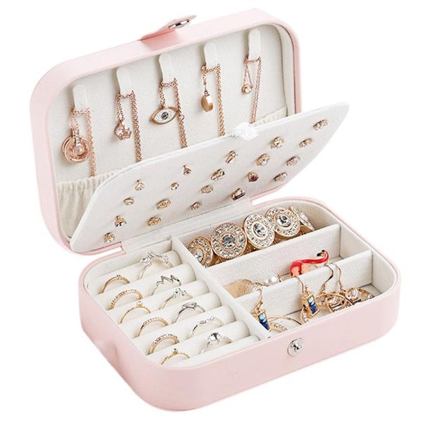 women travel jewelry storage box multifunctional simple storage case for rings aic88, Pink;blue
women travel jewelry storage box multifunctional simple storage case for rings aic88, Pink;blue