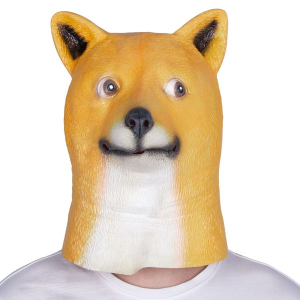 costume accessories shiba inu mask adults latex dog mask animal fancy dress party props cosplay costume accessory, Silver
costume accessories shiba inu mask adults latex dog mask animal fancy dress party props cosplay costume accessory, Silver