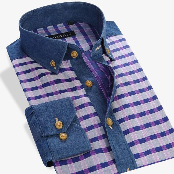 men's standard-fit casual checkered plaid dress shirt contrasting colors long sleeve cotton thin button-down collar shirts, White;black
men's standard-fit casual checkered plaid dress shirt contrasting colors long sleeve cotton thin button-down collar shirts, White;black