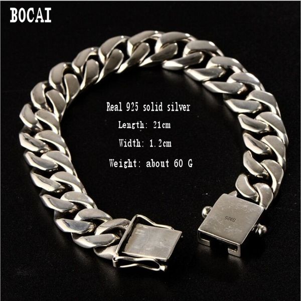 real ss925 solid silver personality trend whip chain men's bracelet fashion hip hop thai silver bracelet 1028, Black
real ss925 solid silver personality trend whip chain men's bracelet fashion hip hop thai silver bracelet 1028, Black