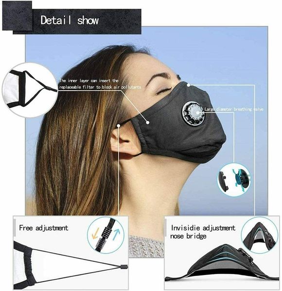 in stock fashion cotton face masks with breath valve pm2.5 mouth mask anti-dust reusable fabric mask
in stock fashion cotton face masks with breath valve pm2.5 mouth mask anti-dust reusable fabric mask