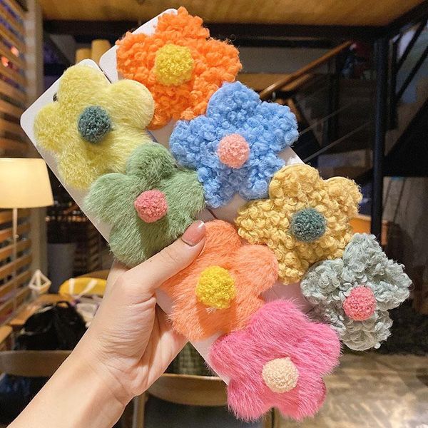 hair accessories autumn and winter children cute soft flower barrettes hairpins girls nylon faux fur ornament clips kids, Slivery;white
hair accessories autumn and winter children cute soft flower barrettes hairpins girls nylon faux fur ornament clips kids, Slivery;white