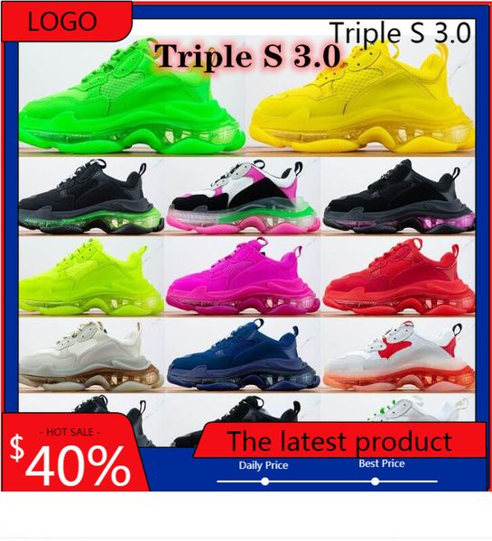 clear sole paris triple s fashion platform sneakers 17fw beige green neon yellow triple balck white red men women casual shoes
clear sole paris triple s fashion platform sneakers 17fw beige green neon yellow triple balck white red men women casual shoes