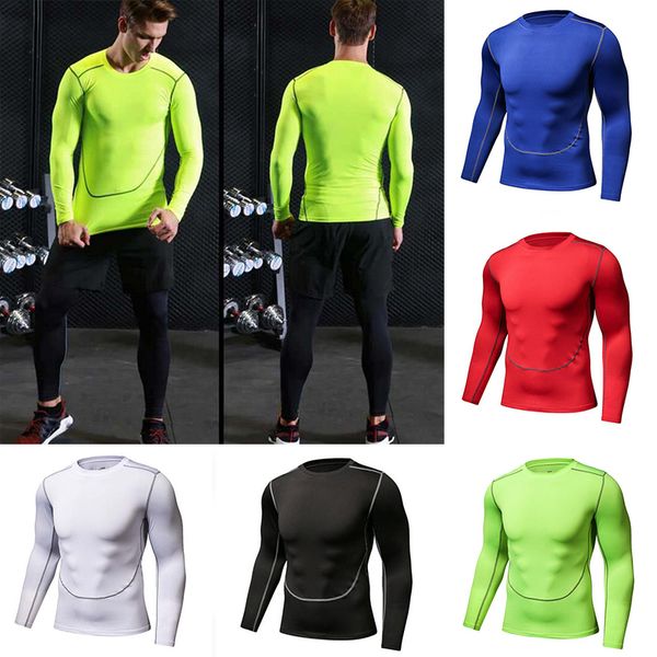 cool tights men's quick-drying breathable sports clothing compression clothing basketball running long-sleeved high-stretch fitness clo, White;black
cool tights men's quick-drying breathable sports clothing compression clothing basketball running long-sleeved high-stretch fitness clo, White;black
