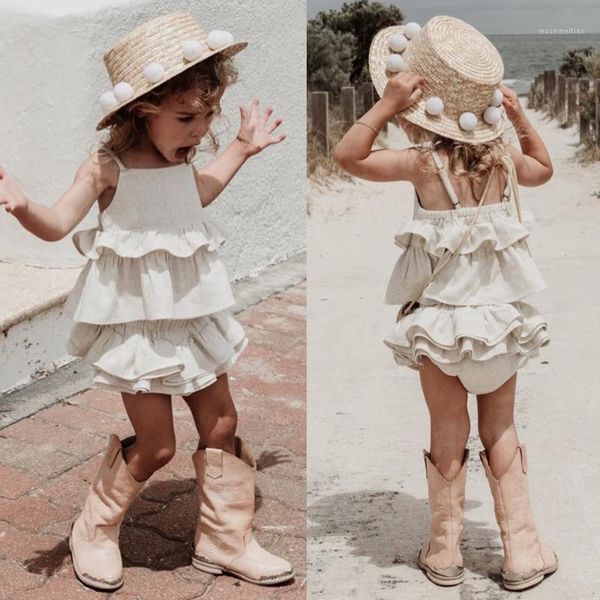 clothing sets summer toddler kids baby girl ruffle clothes white outfits sleeveless strap vest tutu shorts headband 3pcs 6m-4y1
clothing sets summer toddler kids baby girl ruffle clothes white outfits sleeveless strap vest tutu shorts headband 3pcs 6m-4y1