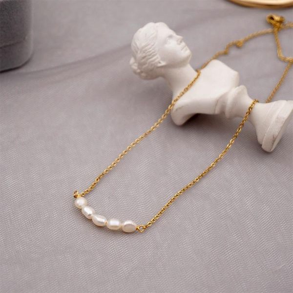handmade natural pearl necklace gold color jewelry colares collier femme bohemian kolye women necklace chocker 38cm, Silver
handmade natural pearl necklace gold color jewelry colares collier femme bohemian kolye women necklace chocker 38cm, Silver