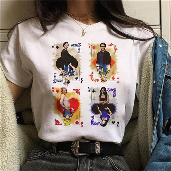 womens fashion riverdale t shirt personality summer casual short sleeved shirts loose oversized clothes friends t shirts drop shipping, White
womens fashion riverdale t shirt personality summer casual short sleeved shirts loose oversized clothes friends t shirts drop shipping, White