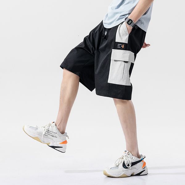 shorts 5-point men's casual summer new korean fashion loose tide brand 5-piece pants, White;black
shorts 5-point men's casual summer new korean fashion loose tide brand 5-piece pants, White;black