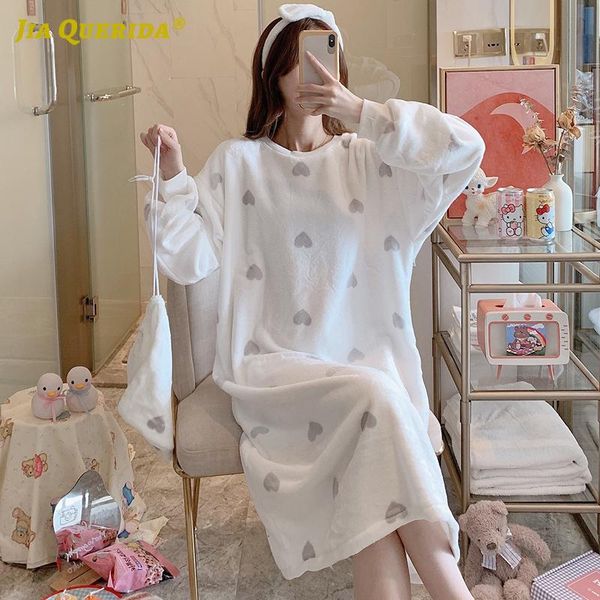 women's sleepwear soft crew neck homedress night wear gown long sleeve flannel winter warm sleep dress nighties for woman, Black;red
women's sleepwear soft crew neck homedress night wear gown long sleeve flannel winter warm sleep dress nighties for woman, Black;red