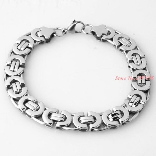 11mm/8mm/6mm men bracelets jewelry punk retro byzantine style stainless steel bracelet chains&links cool party gift, Black
11mm/8mm/6mm men bracelets jewelry punk retro byzantine style stainless steel bracelet chains&links cool party gift, Black