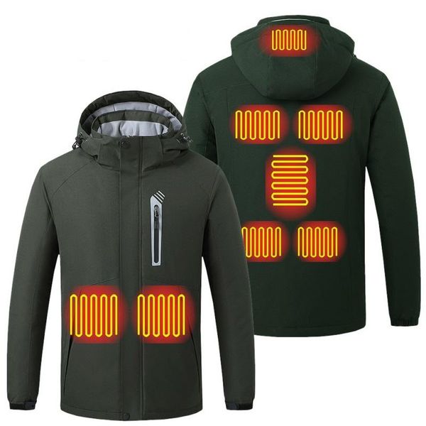 men's down & parkas 2021 smart heating clothing for men waterproof windproof thermal cotton jacket heated hooded plus size body warmer, Black
men's down & parkas 2021 smart heating clothing for men waterproof windproof thermal cotton jacket heated hooded plus size body warmer, Black
