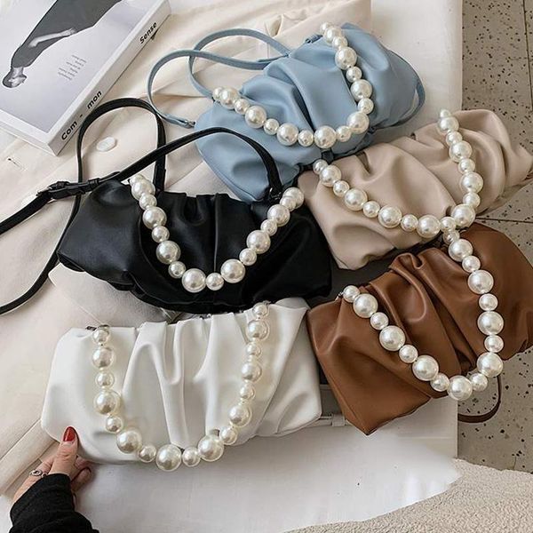 women's bag 2020 summer new pearl soft pu leather cloud bags ladies fashion small square handbag chain shoulder messenger bags
women's bag 2020 summer new pearl soft pu leather cloud bags ladies fashion small square handbag chain shoulder messenger bags