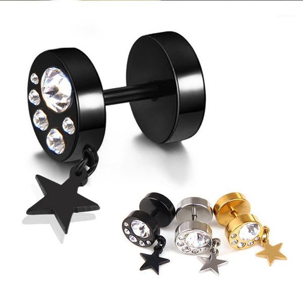 zircon star earrings for women accessories stainless steel black gold earrings silver fashion earring couple jewelry wholesale1, Golden;silver
zircon star earrings for women accessories stainless steel black gold earrings silver fashion earring couple jewelry wholesale1, Golden;silver