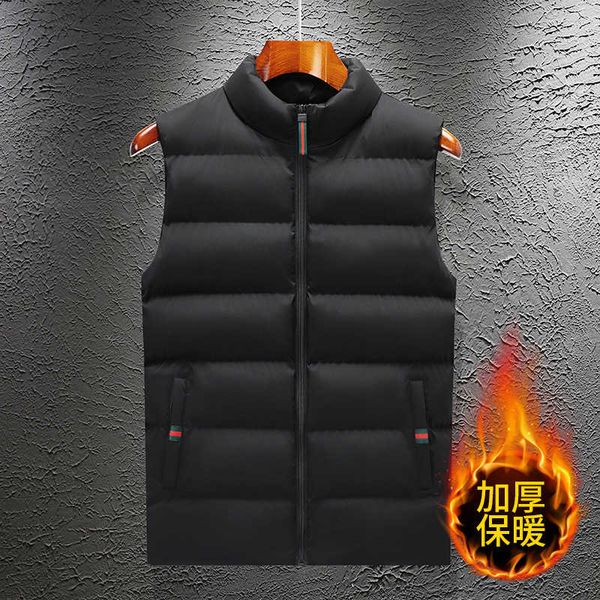 trend down cotton padded men's sleeveless cantilevered autumn and winter vest jacket, Black;white
trend down cotton padded men's sleeveless cantilevered autumn and winter vest jacket, Black;white