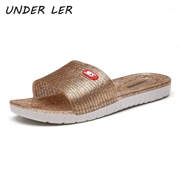 2020 summer home men's slippers simple gold shoes non-slip bathroom slippers flip-flops couple indoor women's1, Black
2020 summer home men's slippers simple gold shoes non-slip bathroom slippers flip-flops couple indoor women's1, Black