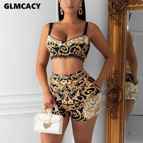 women lace insert two pieces sets spaghetti strap crop and skinny shorts vintage printed party clubwear x0923, Gray
women lace insert two pieces sets spaghetti strap crop and skinny shorts vintage printed party clubwear x0923, Gray