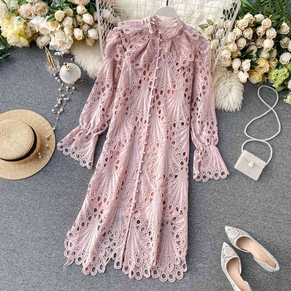 casual dresses romantic vintage court style dress spring design hollow out stand-up collar breasted slim long lace shirt w55j, Black;gray
casual dresses romantic vintage court style dress spring design hollow out stand-up collar breasted slim long lace shirt w55j, Black;gray