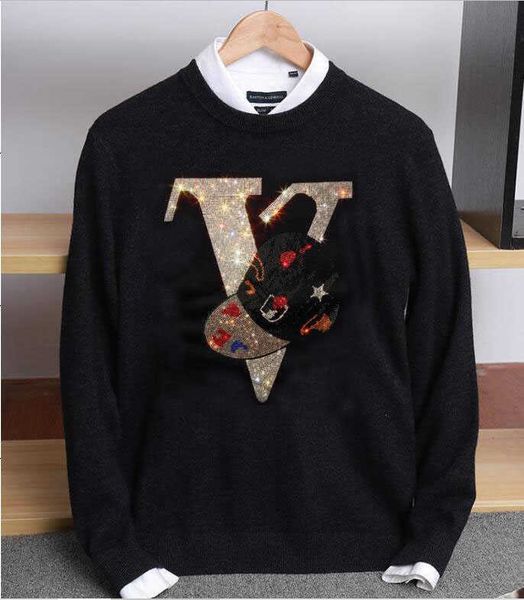 solid color autumn sweater cardigan men diamond stone knitted designer g0907, White;black
solid color autumn sweater cardigan men diamond stone knitted designer g0907, White;black