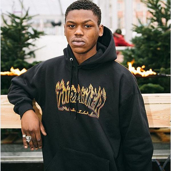 hoodie men net red flash phantom flame letter plus velvet hooded sweatshirt cotton fashion hip hop pullover new style, Black
hoodie men net red flash phantom flame letter plus velvet hooded sweatshirt cotton fashion hip hop pullover new style, Black