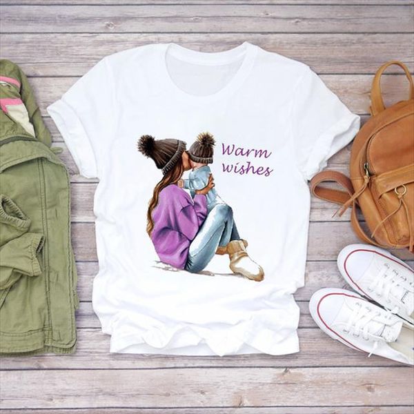 women cartoon super mom life warm es summer print lady t shirts t shirt ladies womens graphic female tee, White
women cartoon super mom life warm es summer print lady t shirts t shirt ladies womens graphic female tee, White