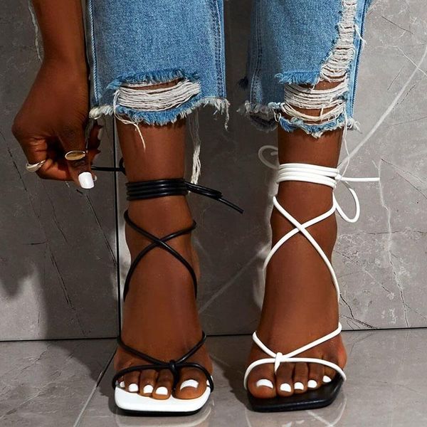 lace up heel new fashion women sandals square toe thin cross tied party shoes high heel 9cm black white size 35-42 2021
lace up heel new fashion women sandals square toe thin cross tied party shoes high heel 9cm black white size 35-42 2021