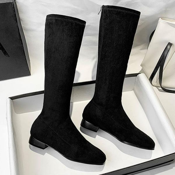 elegant square toe low heels women knee-high boots autumn winter zip shoes ladies riding botas zapatos de mujer1, Black
elegant square toe low heels women knee-high boots autumn winter zip shoes ladies riding botas zapatos de mujer1, Black