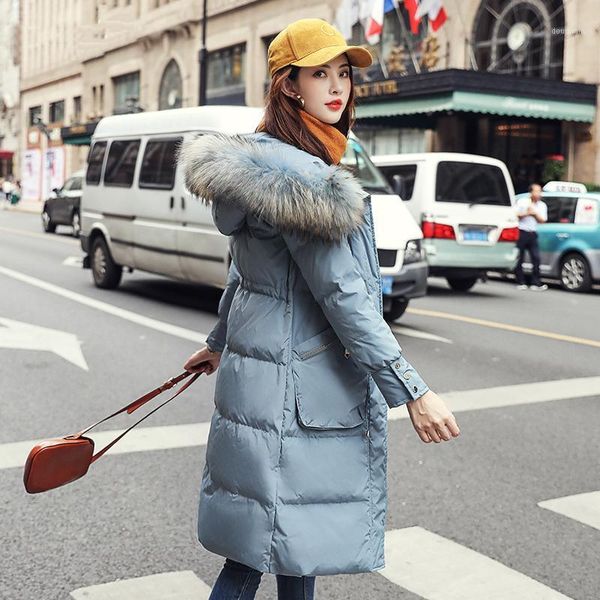 real fur collar women down jacket white duck filling thick warm long overcoat hooded windproof women winter coat snow wear1, Black
real fur collar women down jacket white duck filling thick warm long overcoat hooded windproof women winter coat snow wear1, Black
