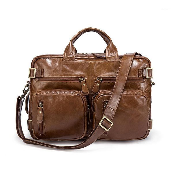 briefcases crazy horse genuine leather men messenger bag vintage lapfashion men's briefcase tote travel shoulder lap
briefcases crazy horse genuine leather men messenger bag vintage lapfashion men's briefcase tote travel shoulder lap