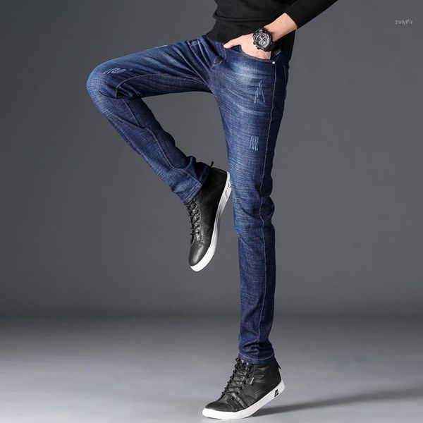 2020 skinny jeans men zipper slim fit denim joggers stretch male jean pencil pants men's jeans fashion casual hombre1, Blue
2020 skinny jeans men zipper slim fit denim joggers stretch male jean pencil pants men's jeans fashion casual hombre1, Blue