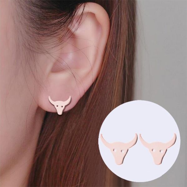 year of the ox stainless steel earrings geometric women cattle stud earring fashion jewelry gift for friend dropshipping, Golden;silver
year of the ox stainless steel earrings geometric women cattle stud earring fashion jewelry gift for friend dropshipping, Golden;silver