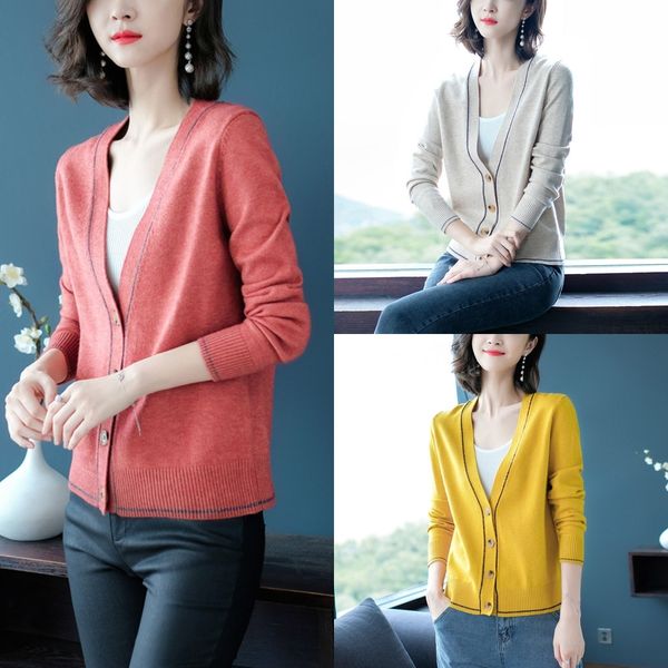 qnn00 xiaoqingxin new spring and autumn knitted cardigan 8vxqy thin sweater small sweatercoat sweatercoat short casual women's, White;black
qnn00 xiaoqingxin new spring and autumn knitted cardigan 8vxqy thin sweater small sweatercoat sweatercoat short casual women's, White;black