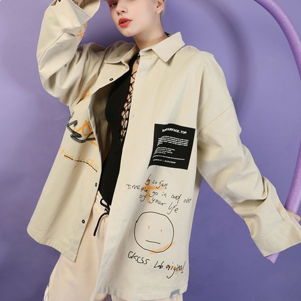 2021 new women manga blouse long-sleeve style graffiti oversized lapel ladies streetwear autumn cardigan shirts 41rs, White
2021 new women manga blouse long-sleeve style graffiti oversized lapel ladies streetwear autumn cardigan shirts 41rs, White