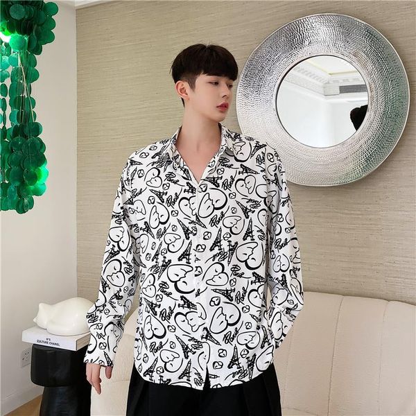 men's casual shirts male streetstyle hip hop loose beach shirt men spring summer retro fashion print long sleeve, White;black
men's casual shirts male streetstyle hip hop loose beach shirt men spring summer retro fashion print long sleeve, White;black