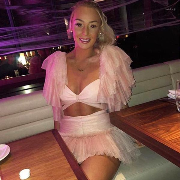 nattemaid mesh plated two pieces set formal bow and skirt women ruffles hollow out 2 piece set women outfit1, White
nattemaid mesh plated two pieces set formal bow and skirt women ruffles hollow out 2 piece set women outfit1, White