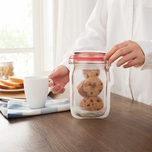 factory price bottle mason jar shaped food storage jilida bags snack container clear plastic sealed bag kitchen fridge o
factory price bottle mason jar shaped food storage jilida bags snack container clear plastic sealed bag kitchen fridge o