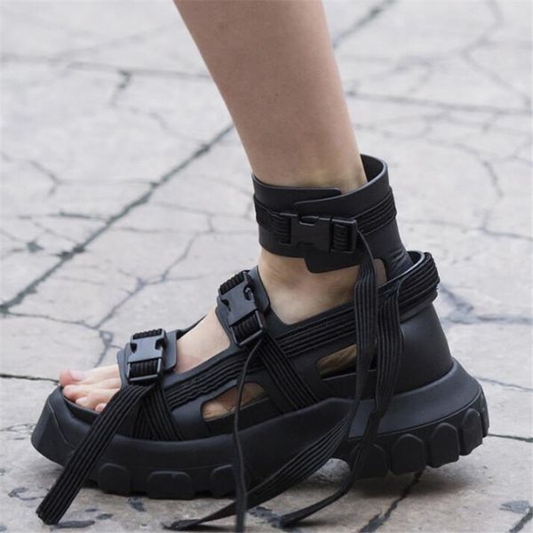 new summer 2021 sandals 6cm female platform creepers shoes flat beach woman ankle belts high sandal gladiator yc06, Black
new summer 2021 sandals 6cm female platform creepers shoes flat beach woman ankle belts high sandal gladiator yc06, Black