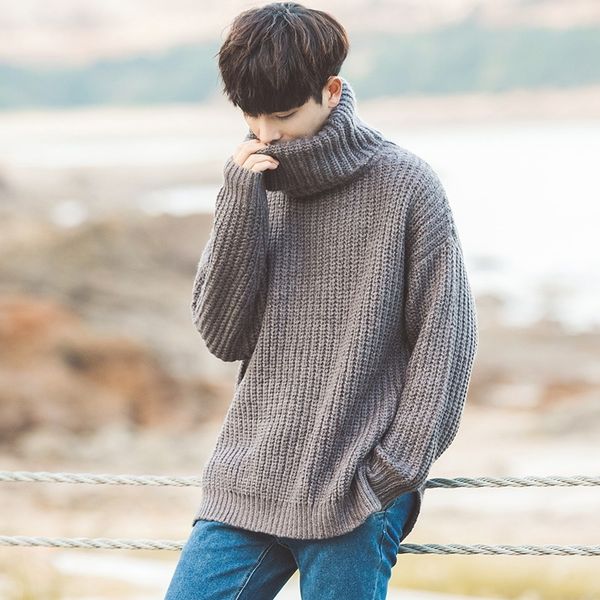 fashion indoor casual turtleneck loose hip hop male students winter warm pullovers elastic shirts teenagers sweater 201118, White;black
fashion indoor casual turtleneck loose hip hop male students winter warm pullovers elastic shirts teenagers sweater 201118, White;black
