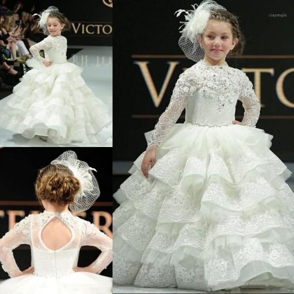 girl's dresses customized girls first communion gowns long sleeves lace beads flower girl dress for wedding party 2-14y1, Red;yellow
girl's dresses customized girls first communion gowns long sleeves lace beads flower girl dress for wedding party 2-14y1, Red;yellow