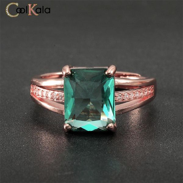 coolkala new fashion light hole rectangle green tourmaline color open ring for women, Slivery;golden
coolkala new fashion light hole rectangle green tourmaline color open ring for women, Slivery;golden
