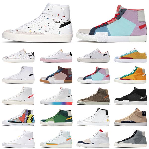 blazer mid 77 vintage designer shoes high low men women casual sneakers have a good game mosaic raygun hack pack fashion sports mens trainer, Black
blazer mid 77 vintage designer shoes high low men women casual sneakers have a good game mosaic raygun hack pack fashion sports mens trainer, Black