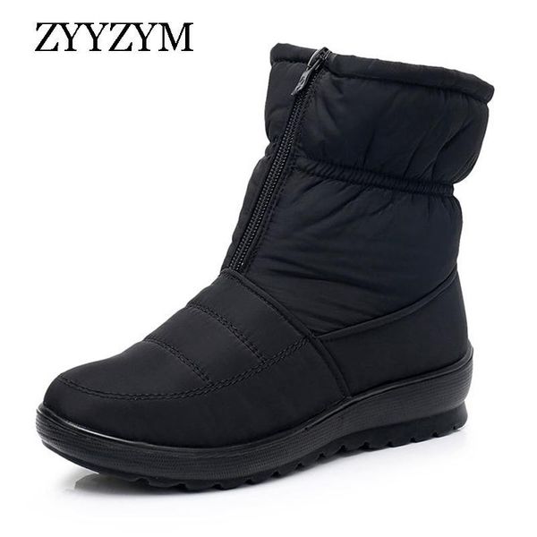 boots zyyzym winter women snow waterproof cloth plush keep warm for high cotton shoes woman botas mujer, Black
boots zyyzym winter women snow waterproof cloth plush keep warm for high cotton shoes woman botas mujer, Black