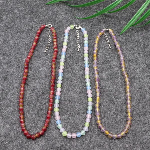 38cm dream color strand necklace natural stone crystal beads short choker for women clavicle chain collar necklaces jewelry b233, Golden;silver
38cm dream color strand necklace natural stone crystal beads short choker for women clavicle chain collar necklaces jewelry b233, Golden;silver